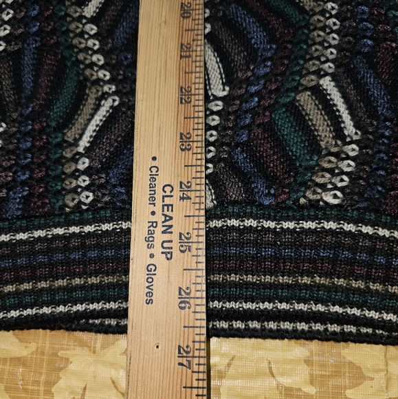 Vintage 90's Tosani Canada Men's XL Coogi Style Wool Blend Cable Knit Sweater - Picture 5 of 6